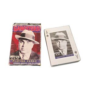 NEW Gangsters! Playing Cards with Mobsters, Gunmen, Cops & Robbers Sealed